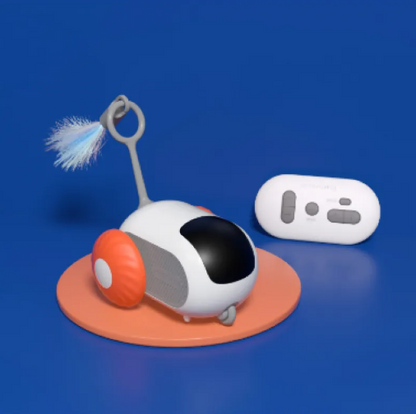 Coche de juguete interactivo para gatos con control remoto