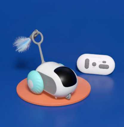 Coche de juguete interactivo para gatos con control remoto